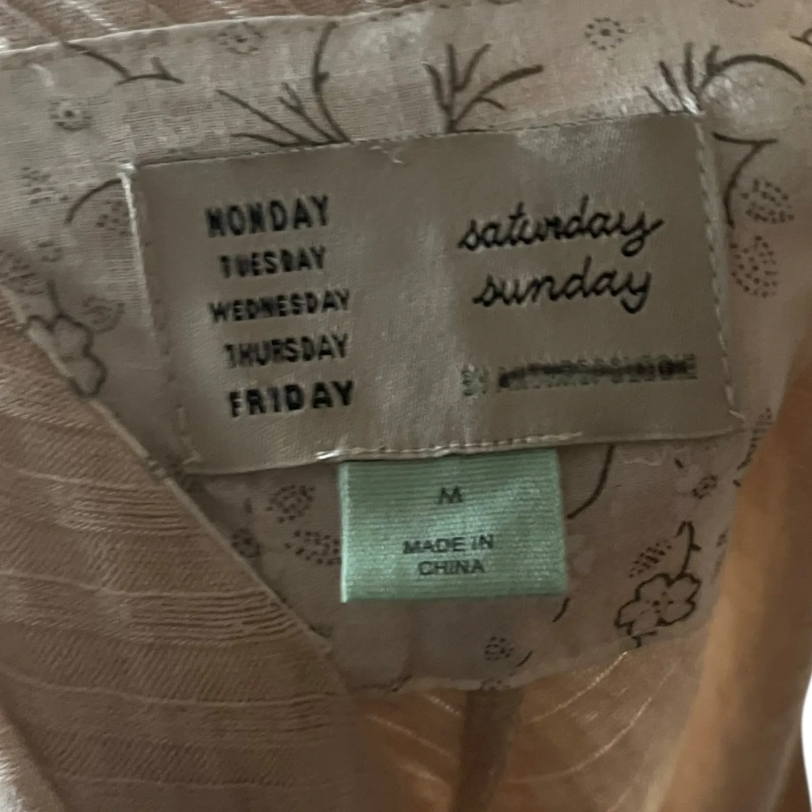 Saturday Sunday Anthropologie Ribbed Knit Dress Sleeveless Beige‎ Casual Medium Tan - Image 4