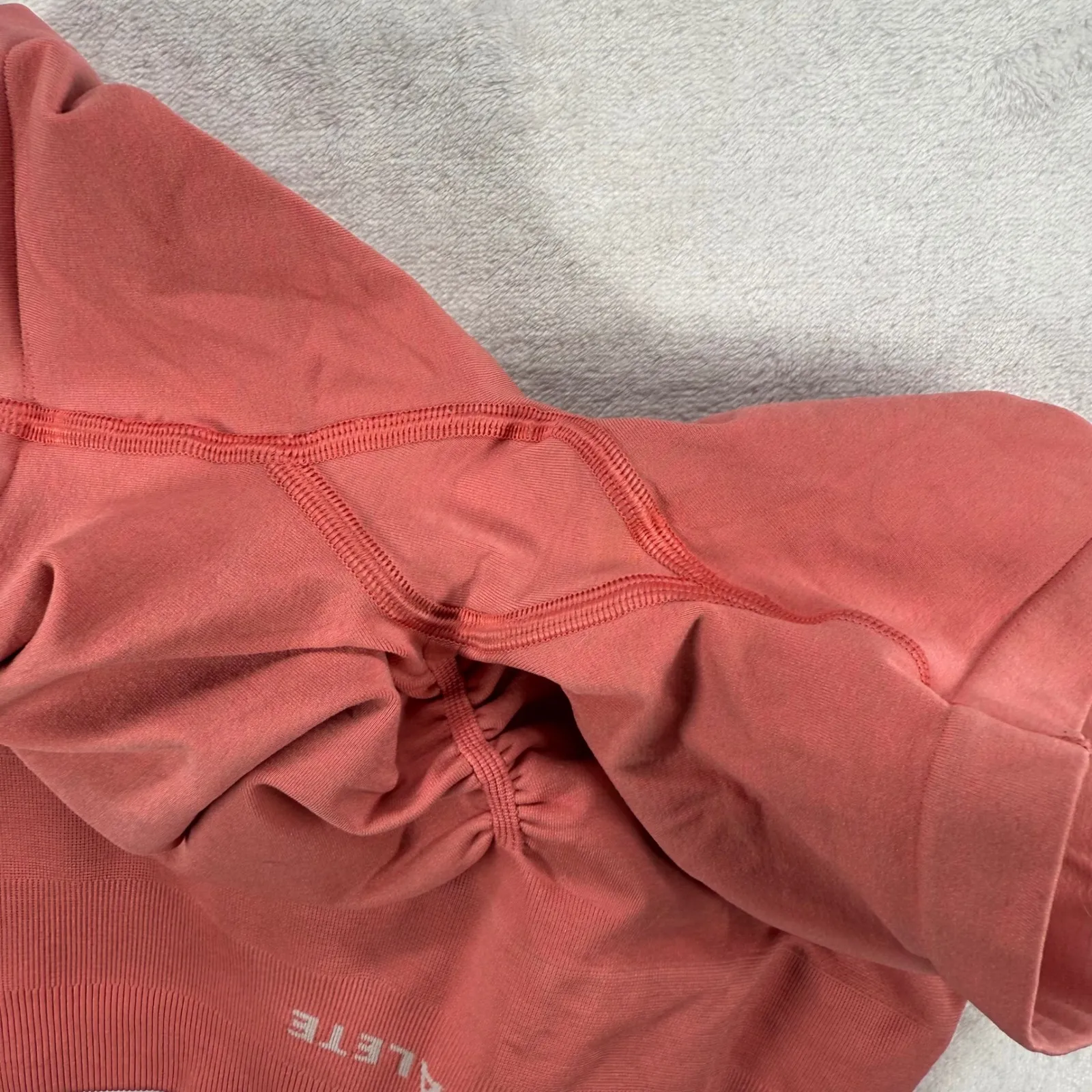 Alphalete Scrunch Seamless Shorts‎ High Waist Gym Workout Athletic Small - Image 6