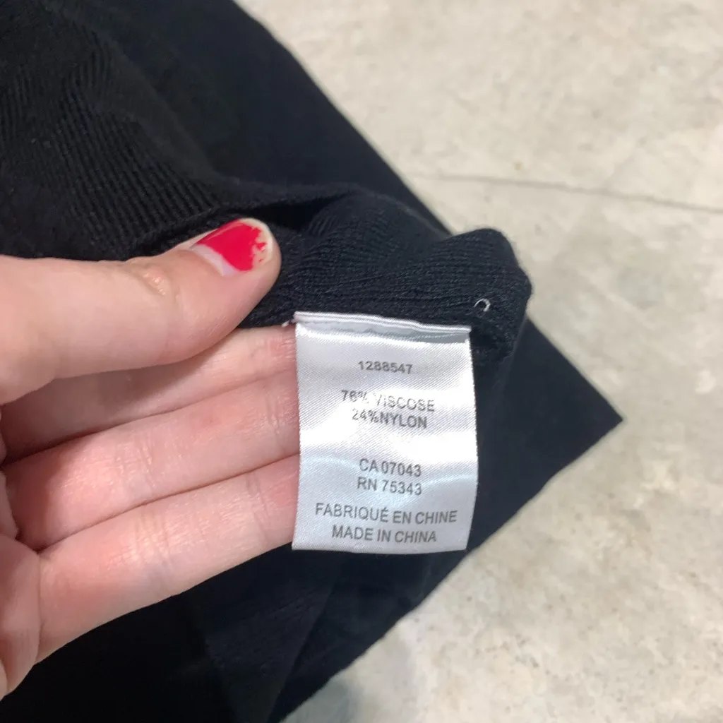 Joie Black ribbed Dress - Image 10