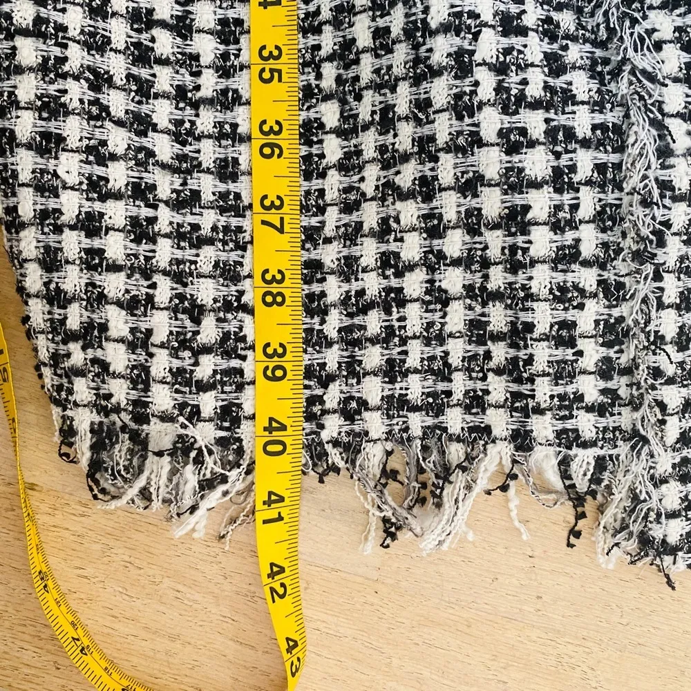 Rickie Freeman Teri Jon BEAUTIFUL TWEED dress with pearl button details Black Size 8 - Image 17