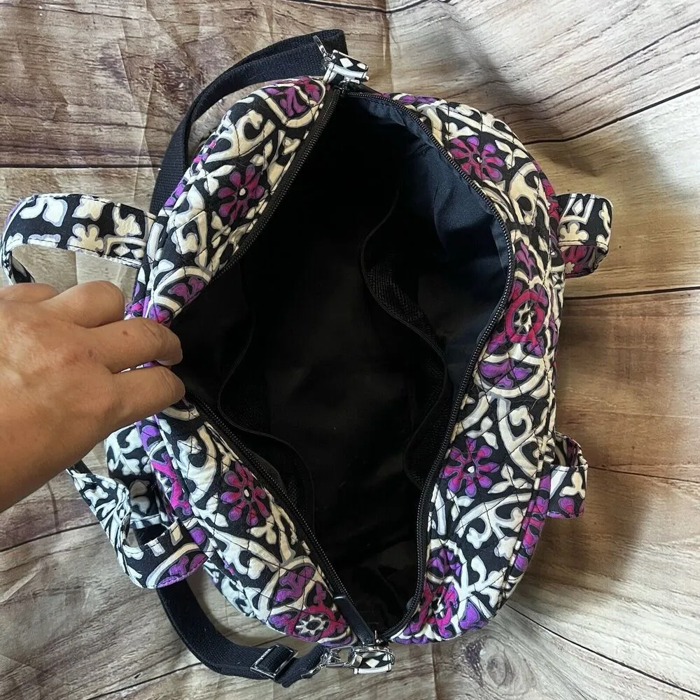 Vera Bradley Grand Traveler Quilted Carry On Bag — Purple Medallion Medium - Image 3