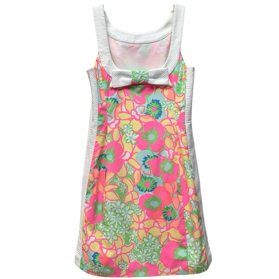 Lilly Pulitzer  Ice Cream Social Bow Darcy Shift Dress Size 6 - Image 6
