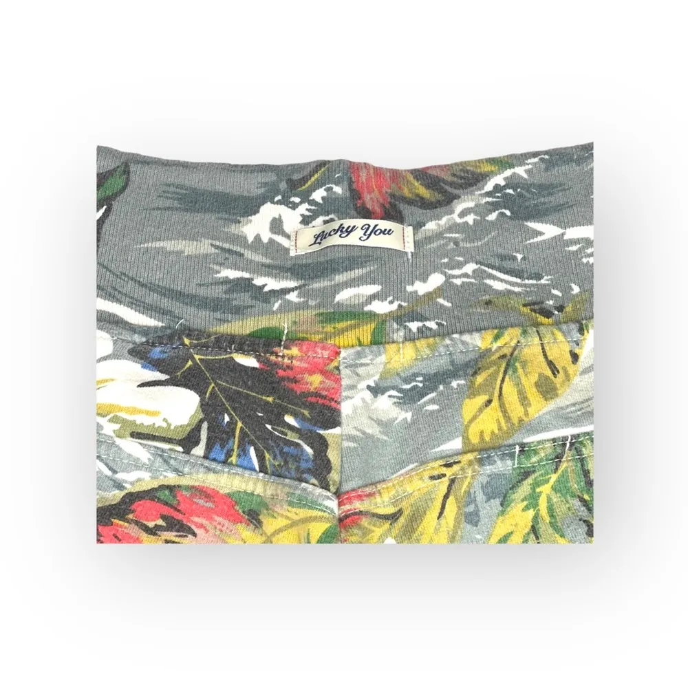 HTF: Lucky ☘︎︎ Hawaiian Surfer Sweatpants Shorts ☘︎︎ Palm Ocean Breeze ☘︎︎ Small - Image 9