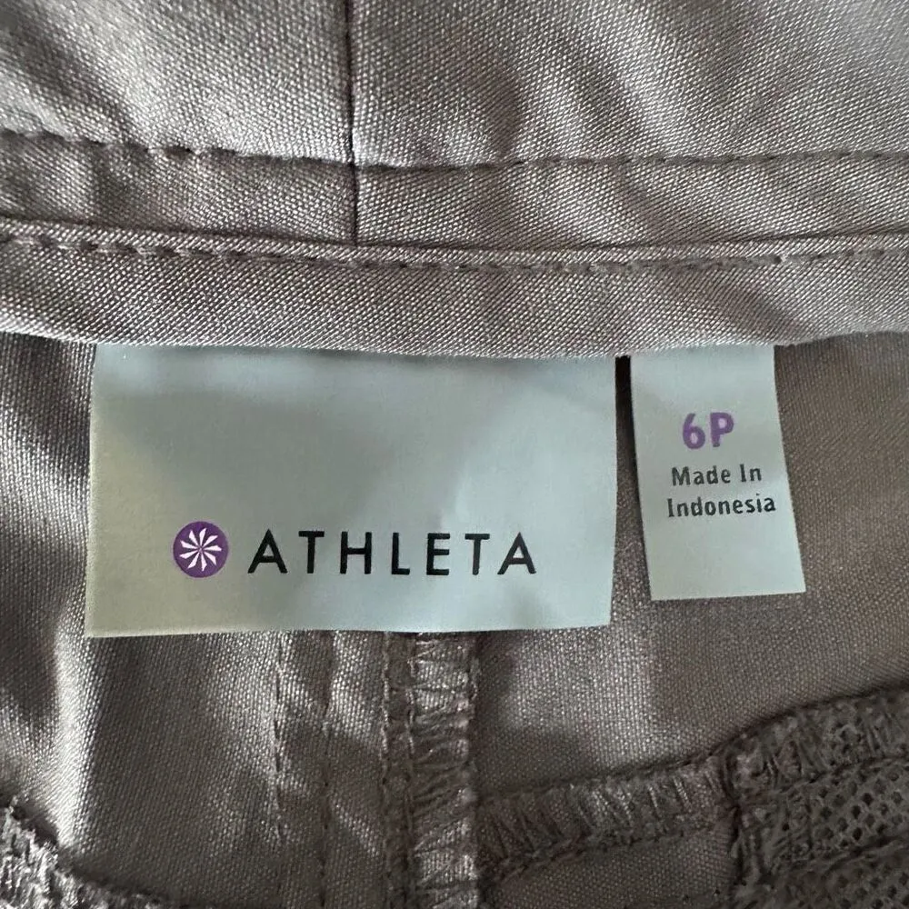 Athleta Womens Dipper Bootcut Nylon Outdoor Hiking Pants Size 6P Gray - Image 6