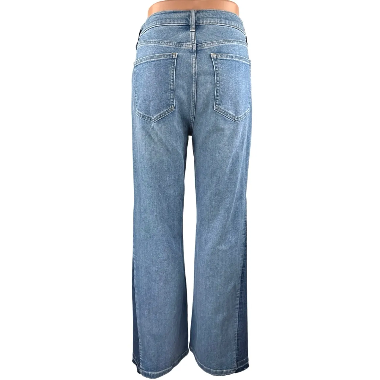 Gap 70s Flare High Rise Women's Blue Light Wash Bootcut Denim Jeans Size 29 - Image 3
