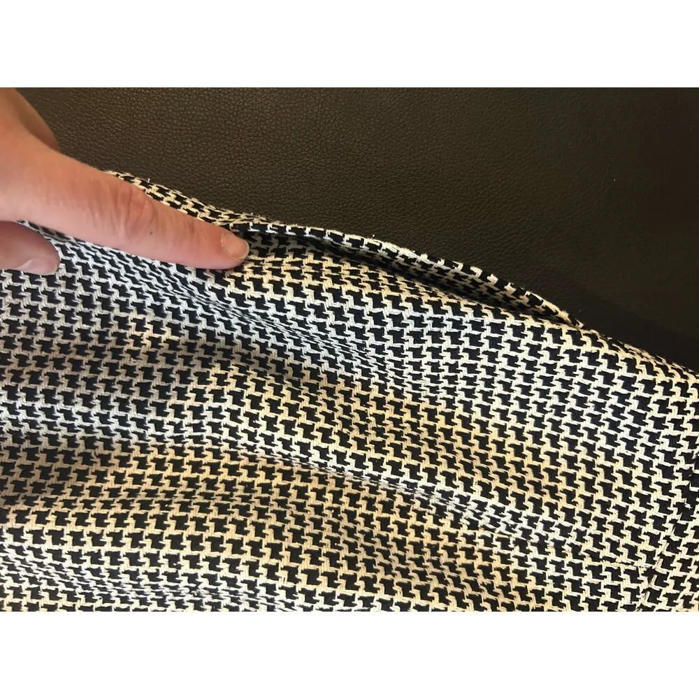 Carlisle Houndstooth Pencil Skirt Size 10 28 inch Waist Straight Winter - Image 8