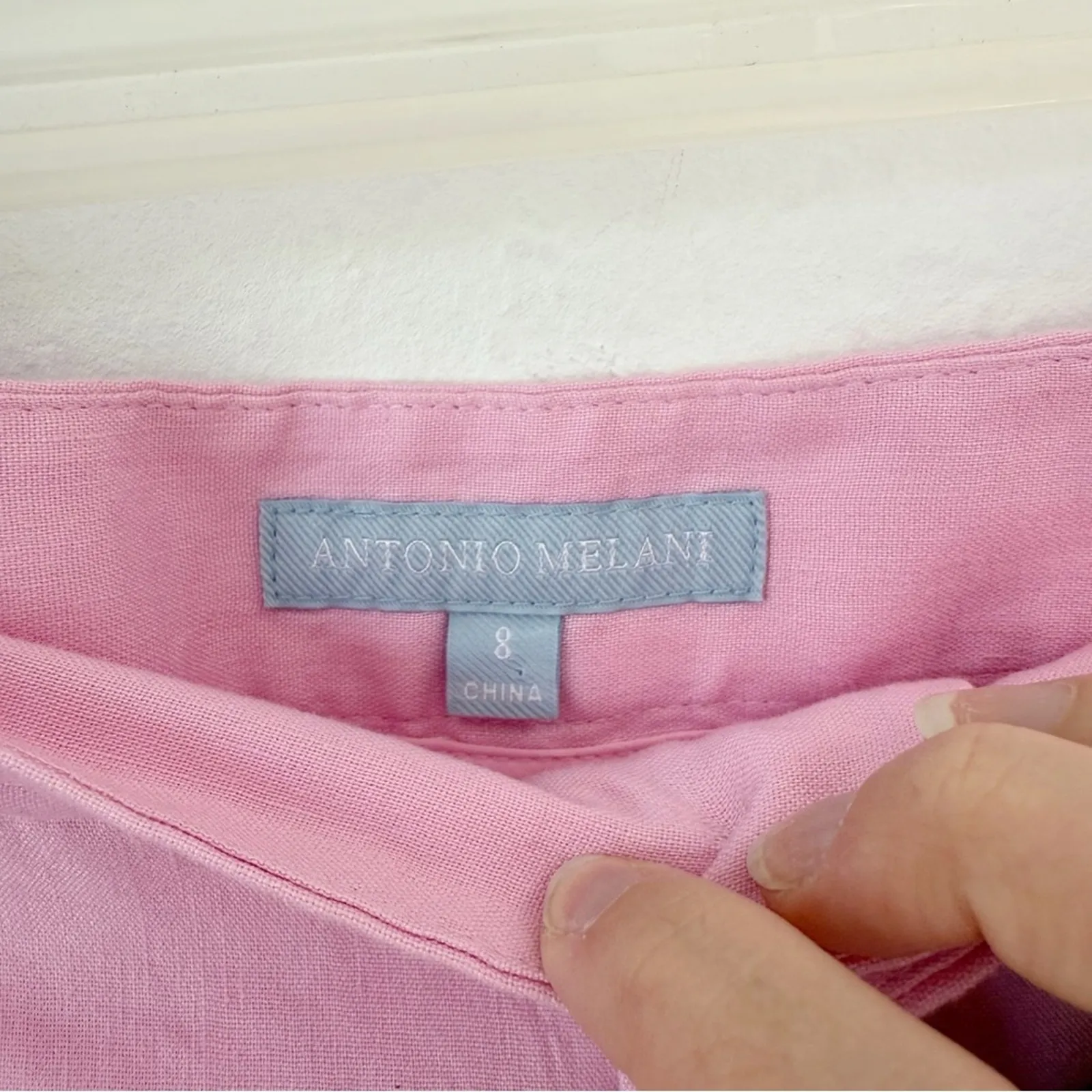 Antonio Melani x Jennifer Sumko Scalloped Top & Pants Set Sz 8 - Image 11