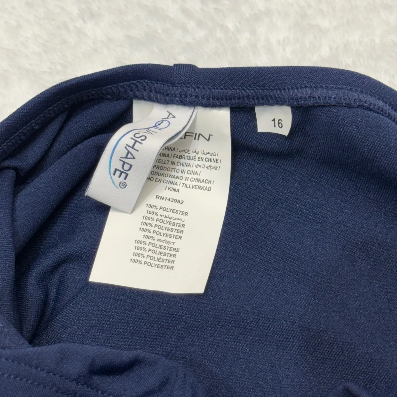 Dolfin AquaShape Womens Size 16 One Piece Swim Suit Chlorine Resistant Material - Image 6