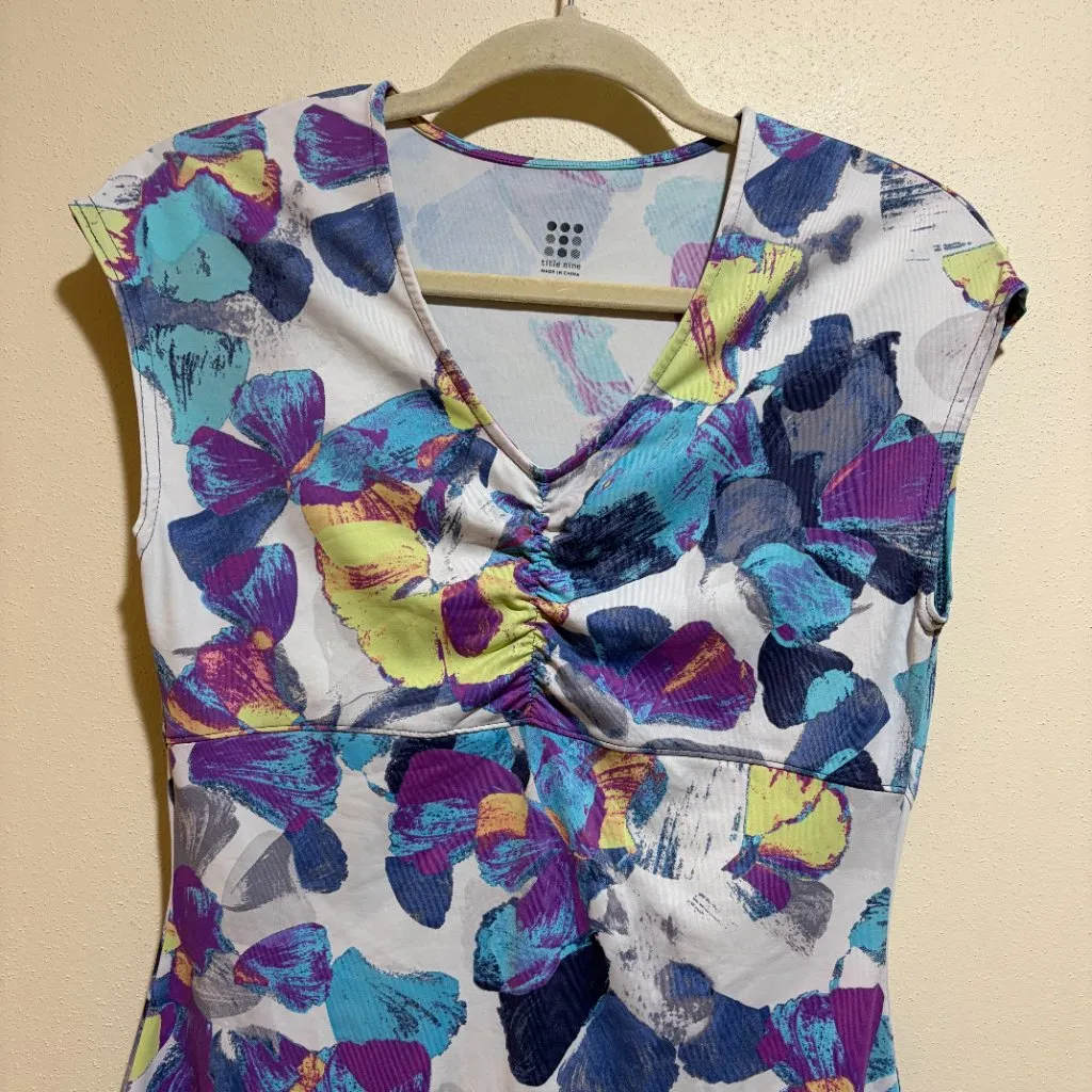 Title Nine Diamalete Dress Cap Sleeve Active Outdoor V Neck - Image 3