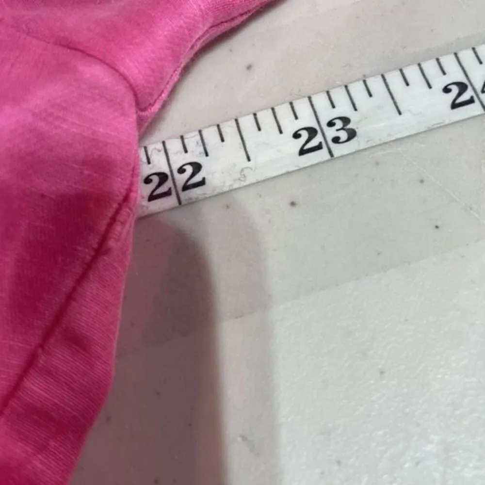 Chico's Womens Linen Blend Button Front‎ Blazer Jacket Pink Size Large Barbie - Image 6