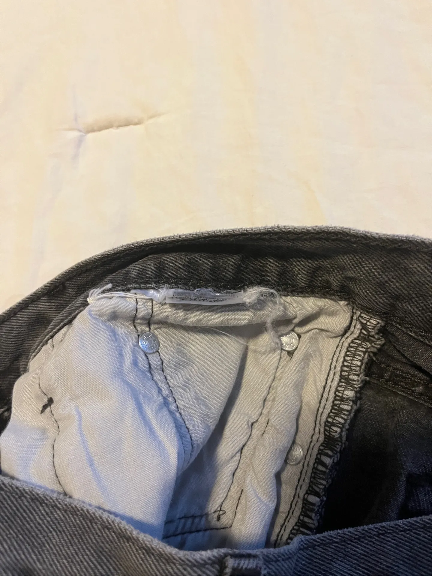 Black Levi’s 501 Denim Shorts - Image 4