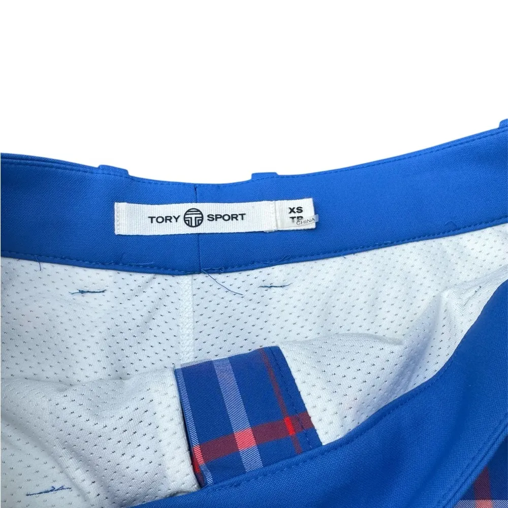 Tory Burch Golf Skort in Red, Blue, White Plaid, Size XS Blue - Image 5