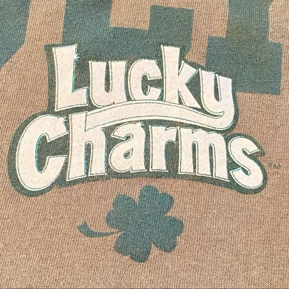 Lucky Charms Are You Feeling Lucky T-shirt Green Size Large - Image 8