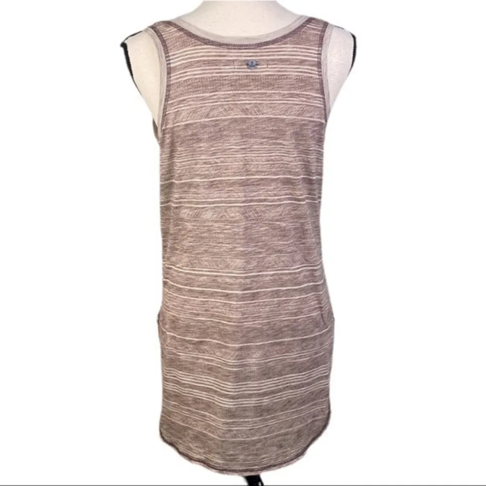 PRANA beige and brown “Kiely Sleeveless Tunic Tank Top” in size Small. EUC - Image 7