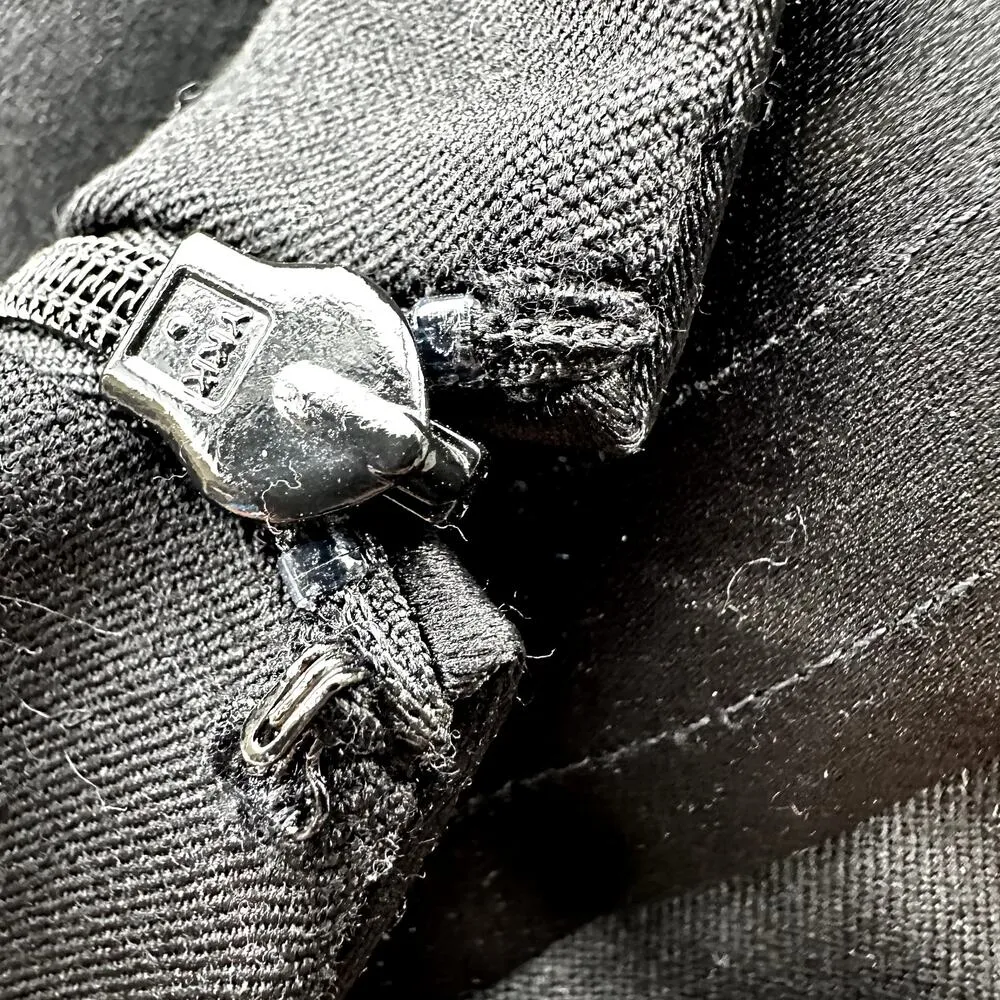 Theory Rokita Mini Pencil Skirt Side Zip Hem Vents High Waisted Wool Black 2 - Image 3