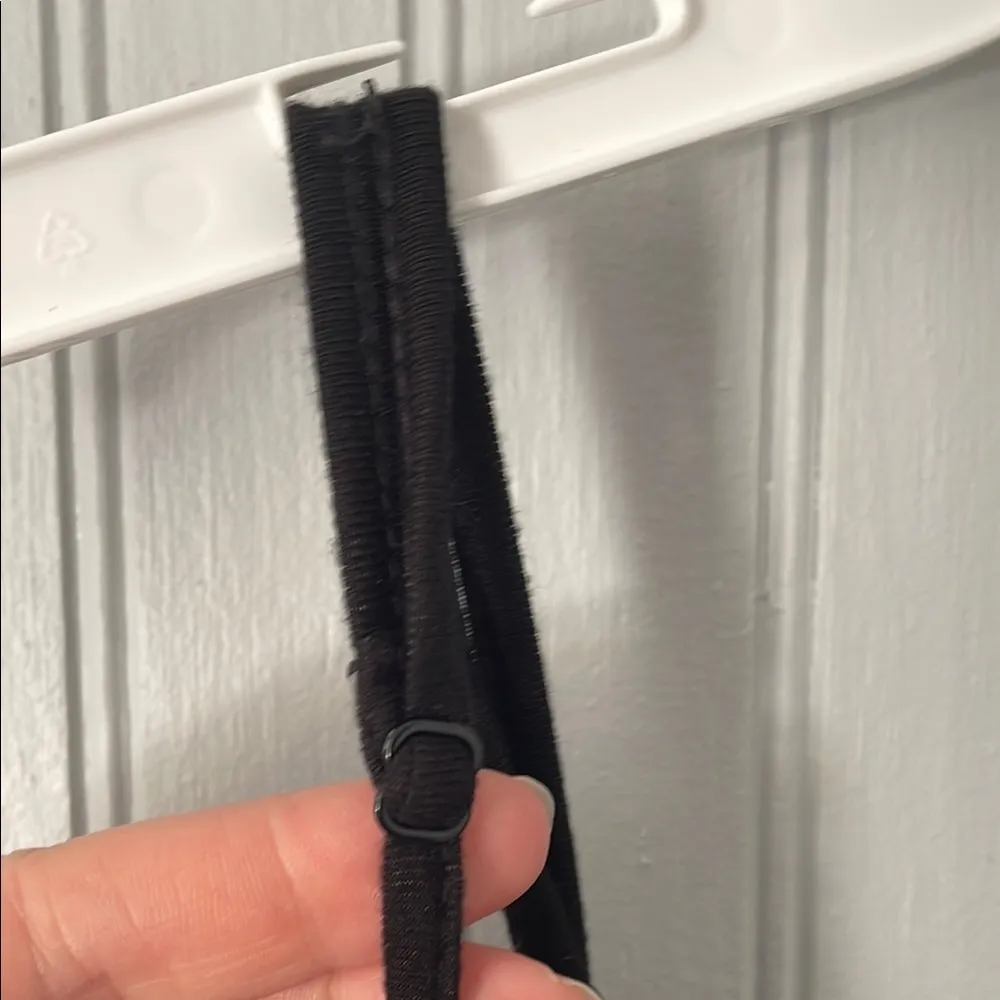 Garage Black Spaghetti Strap Bodysuit | Size Small - Image 5