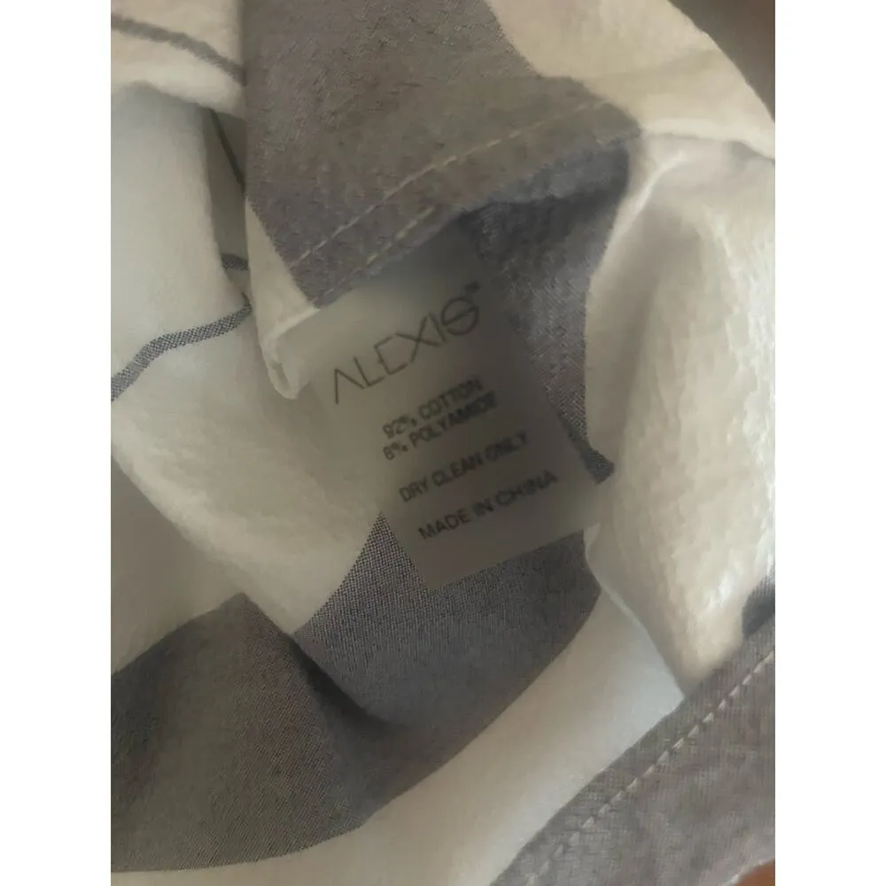 (Revolve) ALEXIS Olevetti Off Shoulder Stripe Mini Dress SUMMER BEACH FEMININE - Image 4