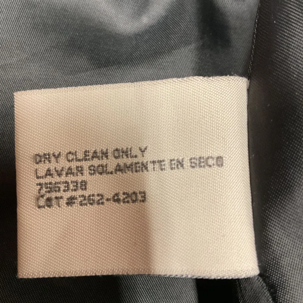 St. John's Bay Women's Wool Cashmere Double‎ Breasted Pea Coat Black Size Large - Image 12