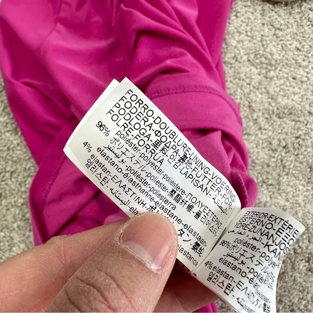 Zara Women’s Draped Neckline Midi Dress Sleeveless Blogger Favorite in Fuchsia M - Image 12