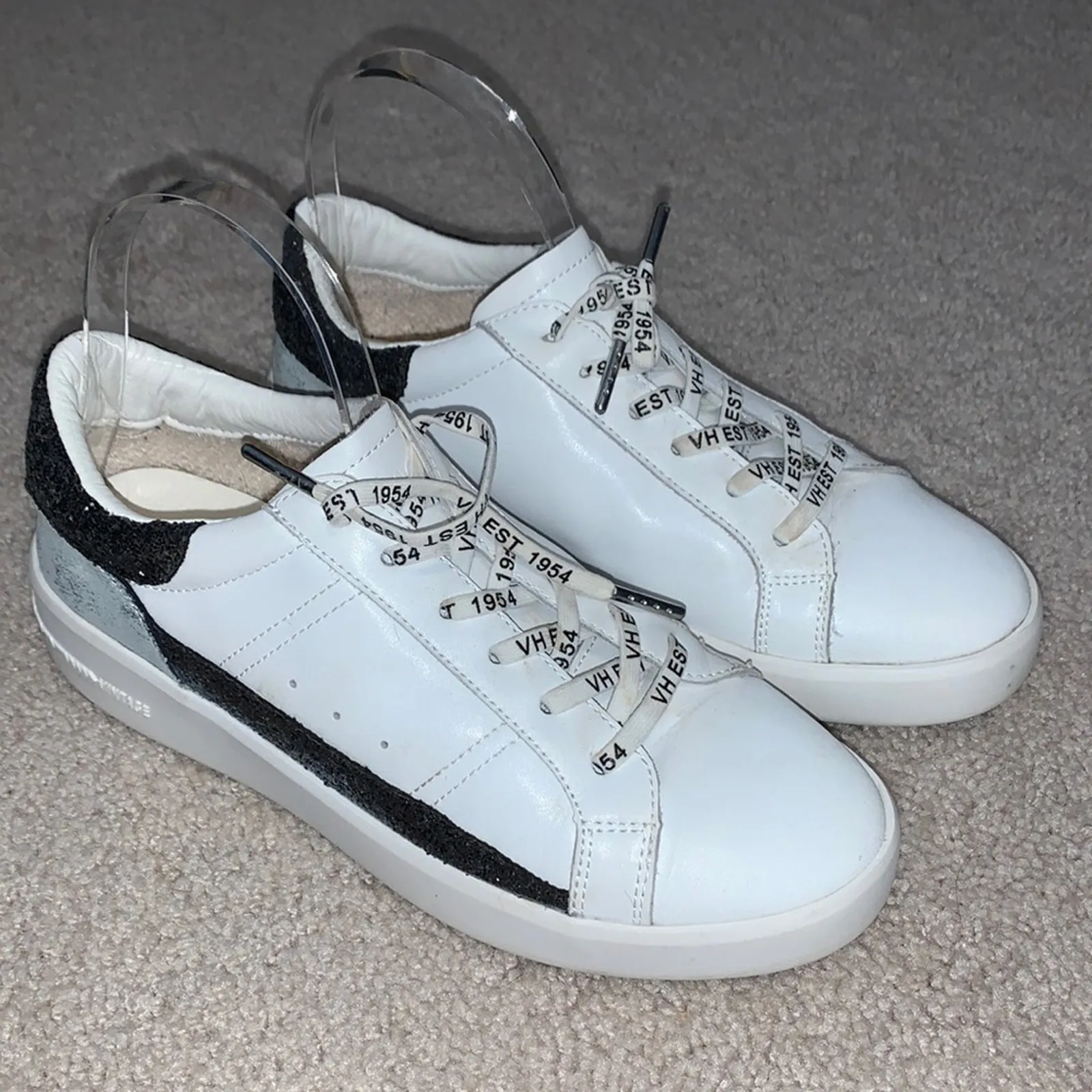 Vintage Havana Willow Sneaker In White Glitter Multi Sz 8 - Image 1