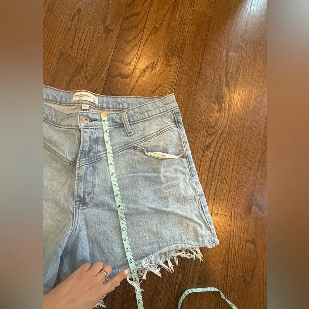 Abercrombie & Fitch High Rise Dad shorts curve love 33/16 1738 - Image 7