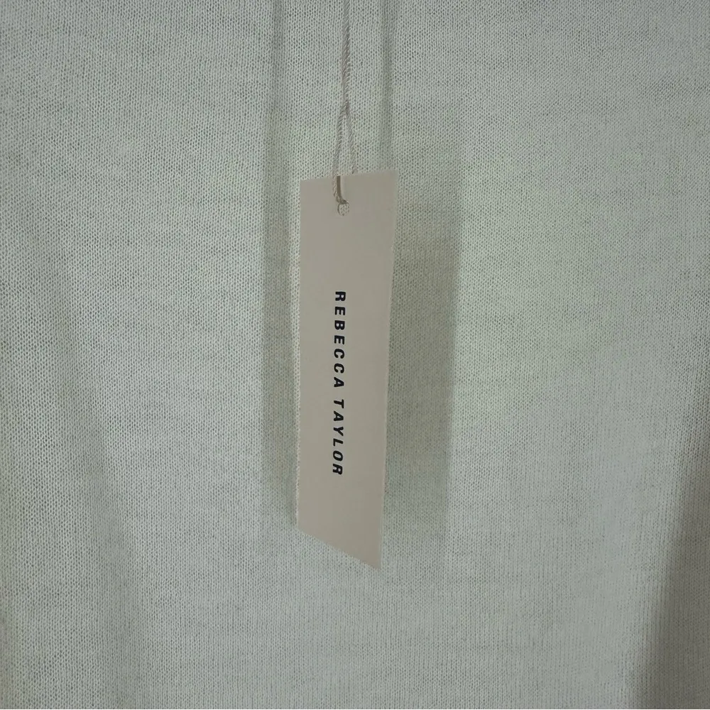 NWT Rebecca Taylor Off Shoulder Wool Blend Sweater Womens Large Beige - Image 2