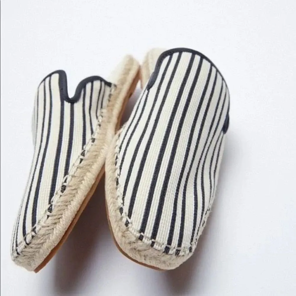 ✨Zara Cream Low Heel Fabric Mule Flats✨ - Image 5