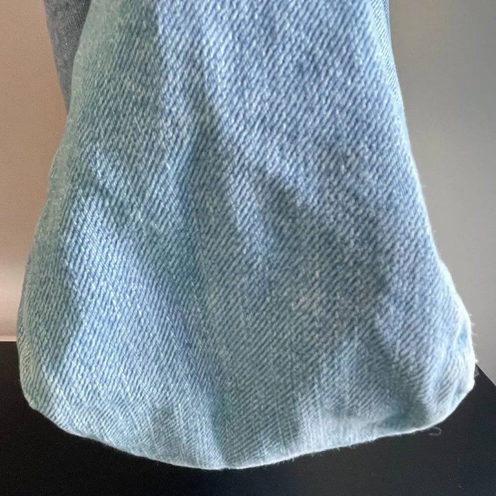 FRAME 100% Cotton Denim Tote Bag - Preowned - Image 3