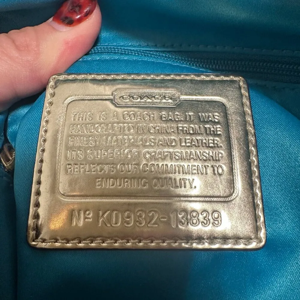 Coach Poppy Glam Tote & Wallet - Image 12