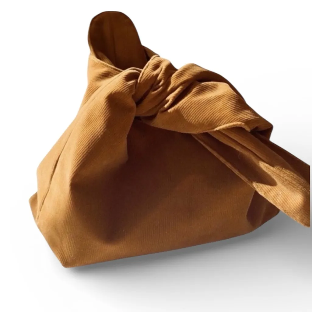 Merit Corduroy Signature Beauty Bag Brown - Image 3