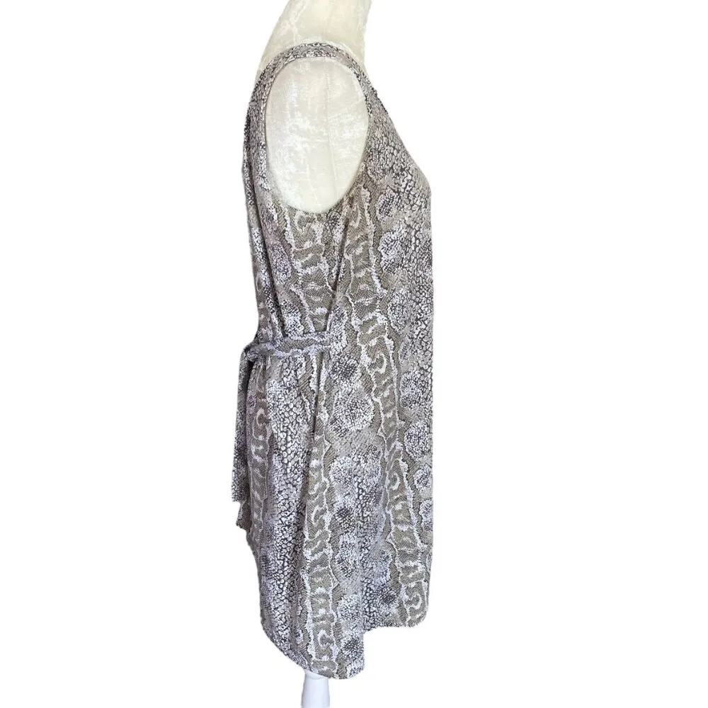 Rich's Sportswear Inc women's size small sleeveless tank style tunic tank dress Tan - Image 3