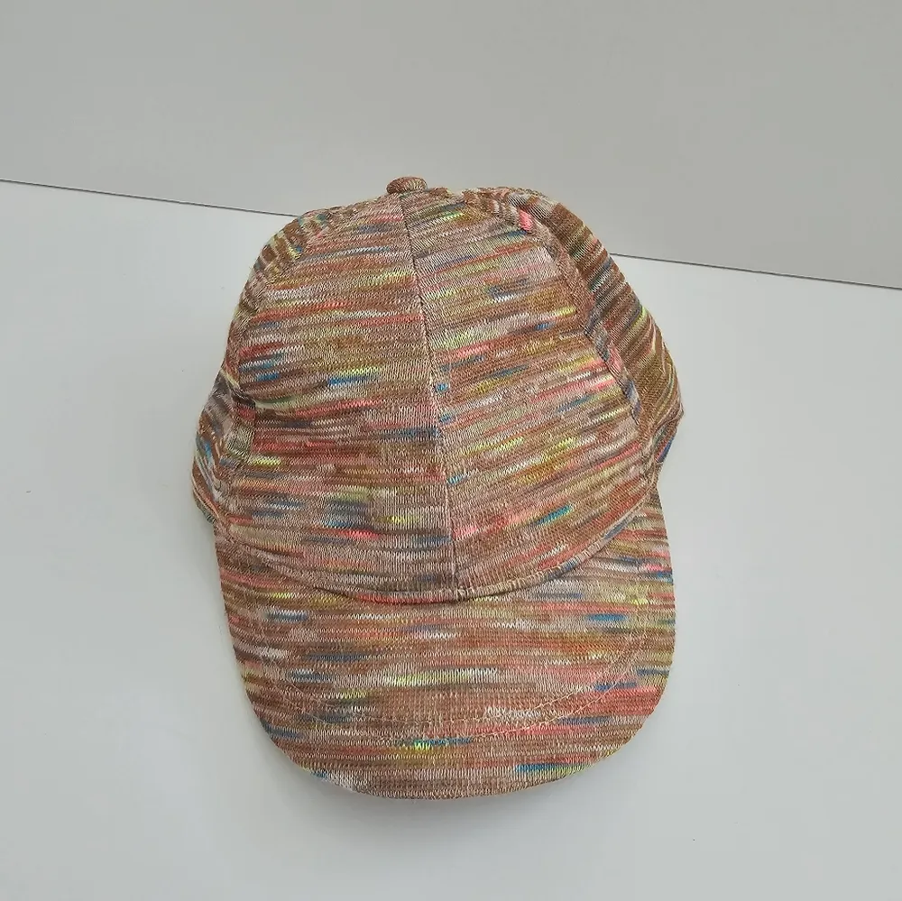 BCBGeneration BurnOut Multicolor Knit Cap Hat - Image 4