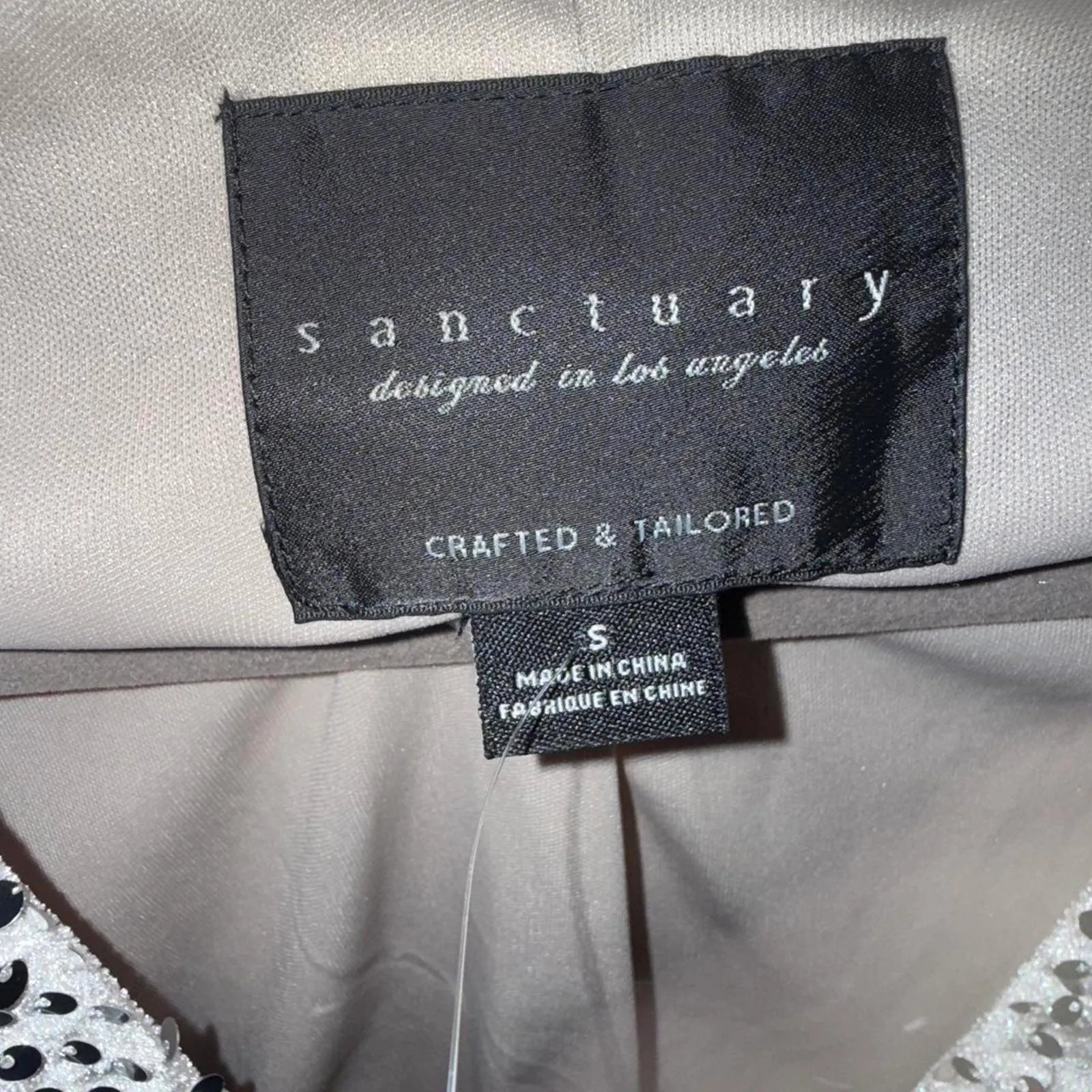 Sanctuary charmed blazer in champagne - Image 4