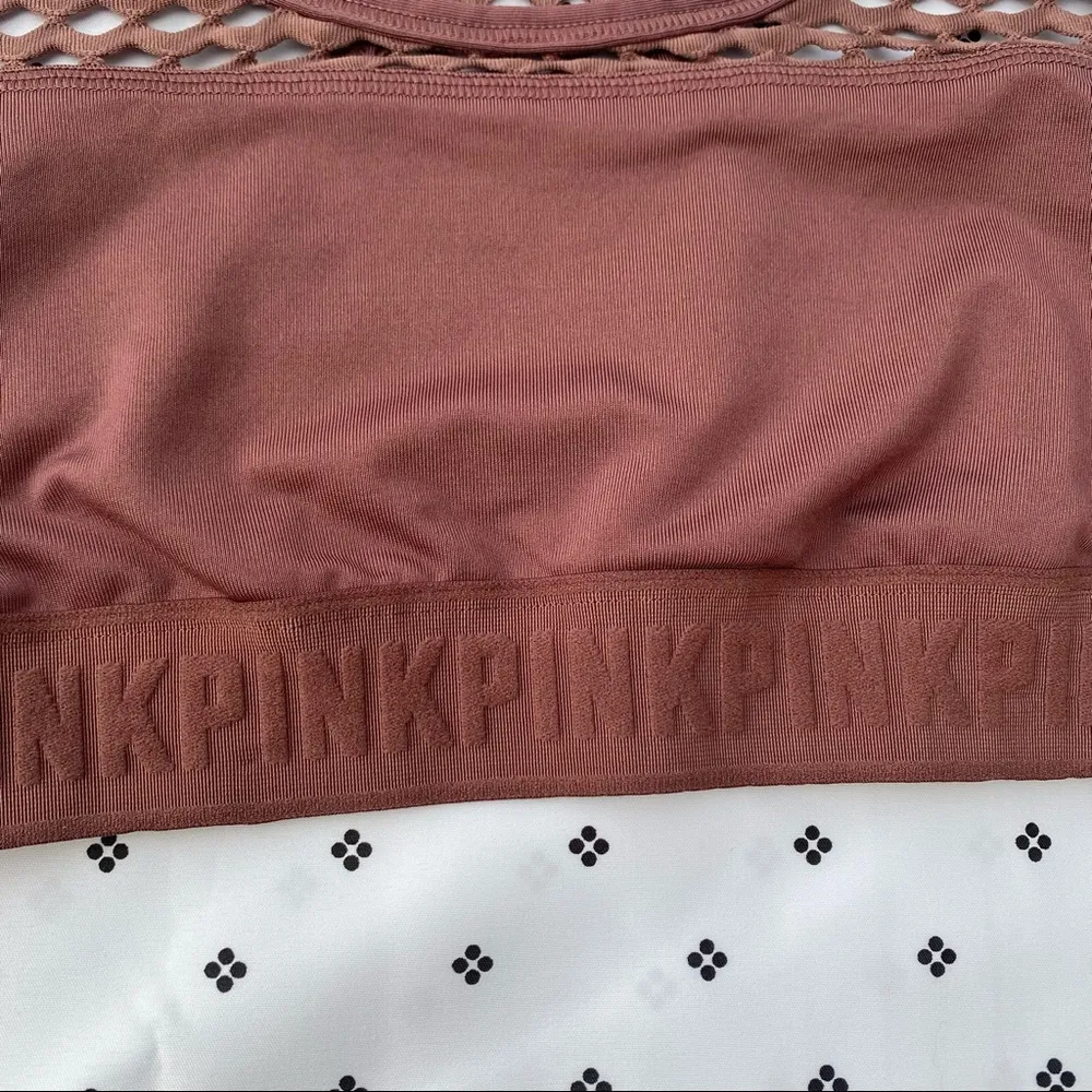 Victoria’s Secret Pink Ultimate Fishnet Sports Bra - Image 5