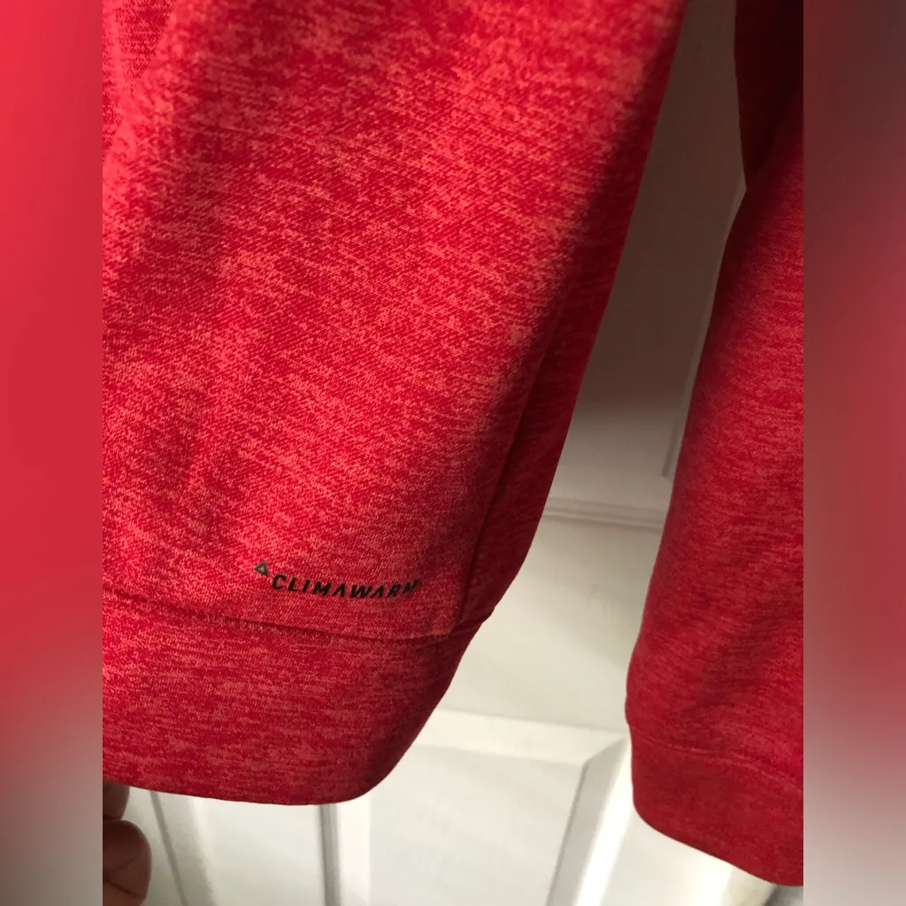 Adidas Climawarm Team Issue Energy Melange Full Zip up Hoodie women sz S jacket - Image 9