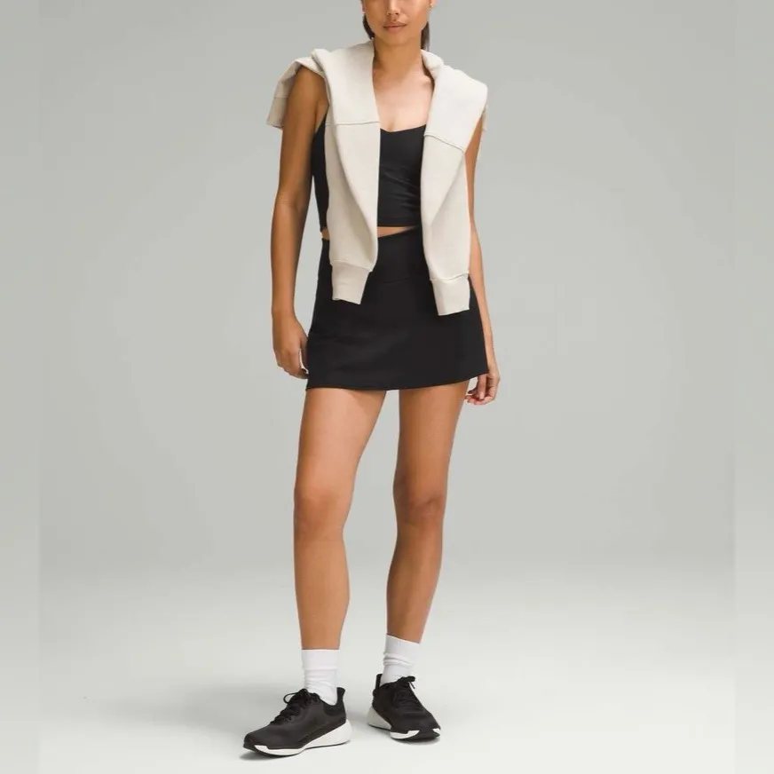 Lululemon Align High-Rise Skirt Skort Tennis Golf Pickleball Black Nulu Like New - Image 3