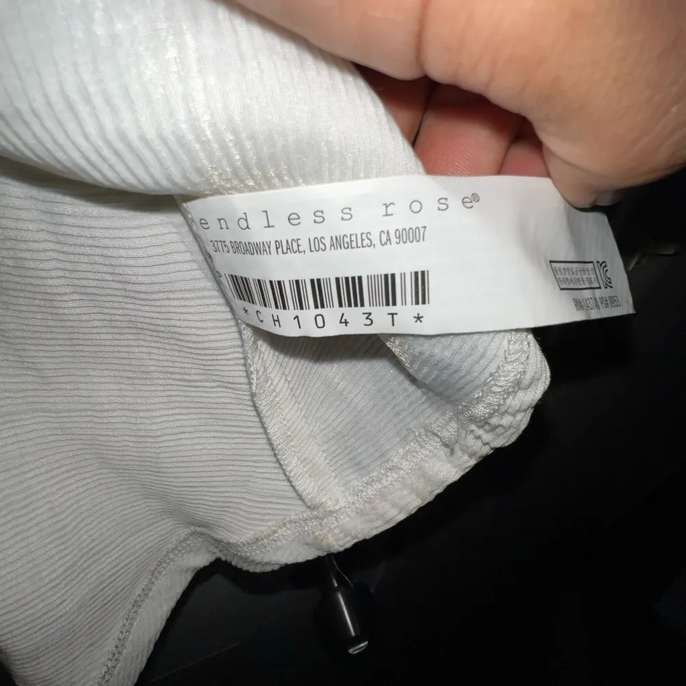 New Neiman Marcus Ivory Tie-Front Blouse - Image 4