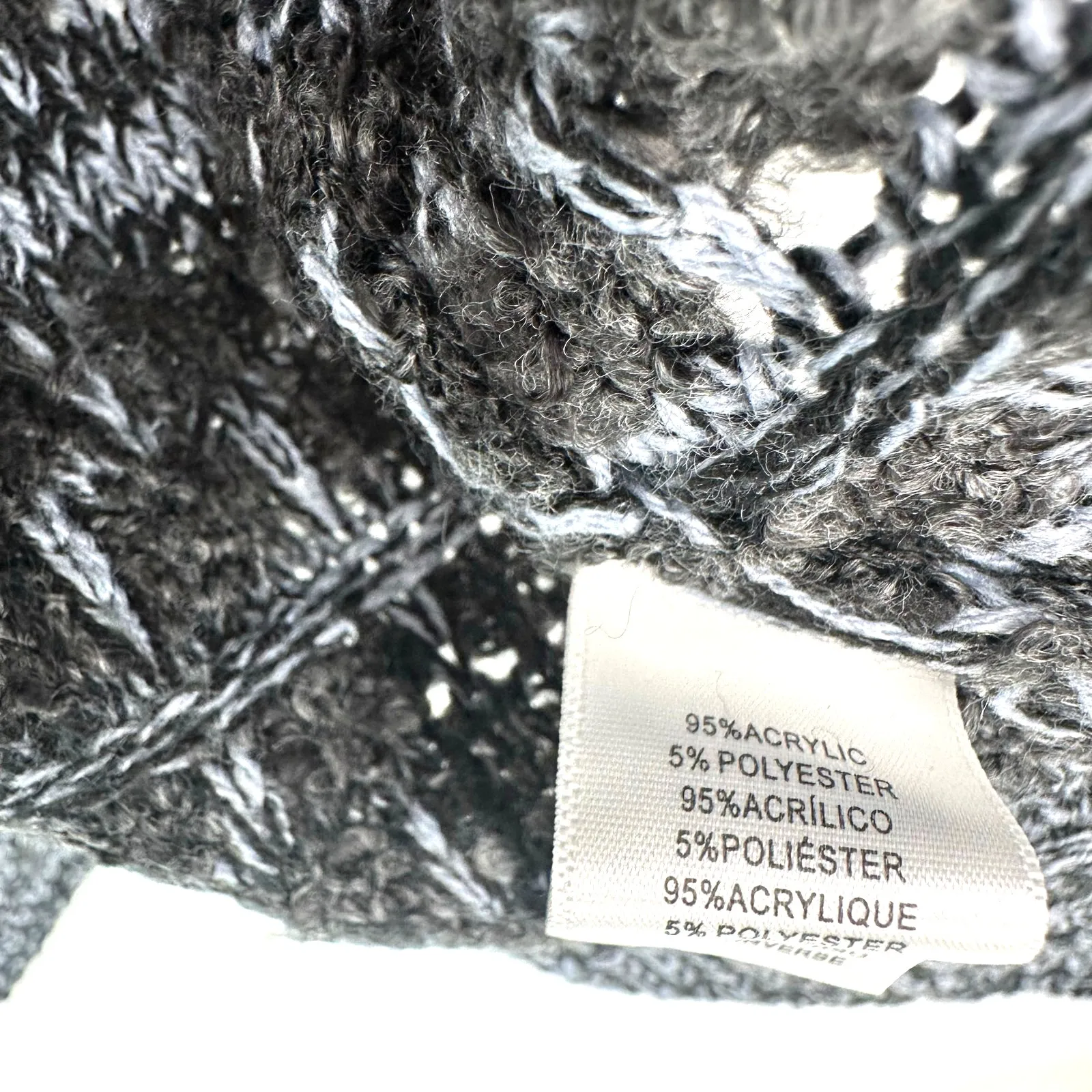 Simply Noelle Size XXL 16-18 Duster Cardigan Sweater Knit Striped NWT New w Tags - Image 5