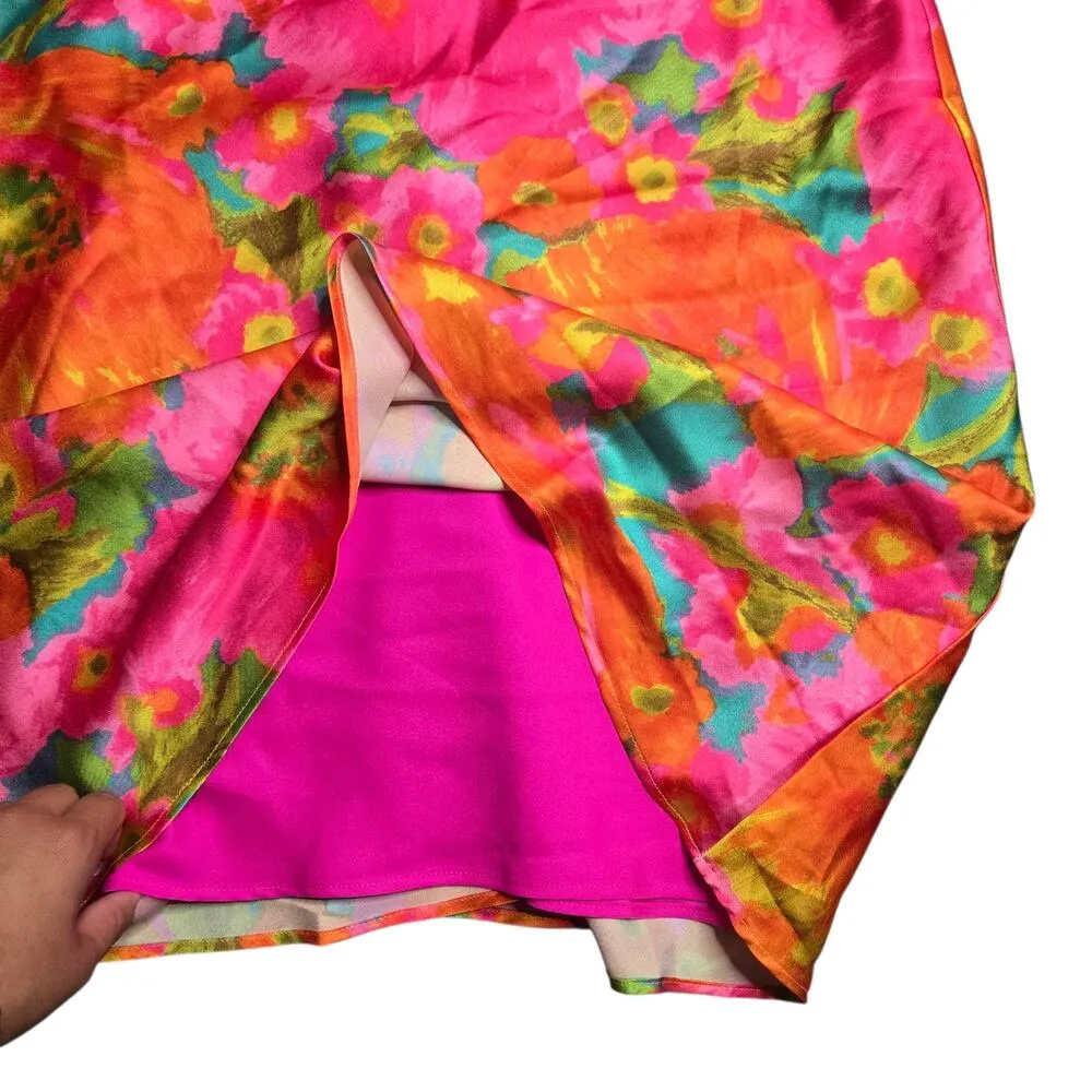 Show Me Your Mumu Jasmine Halter Mini Dress in Miss Malibu Size: L - Image 3