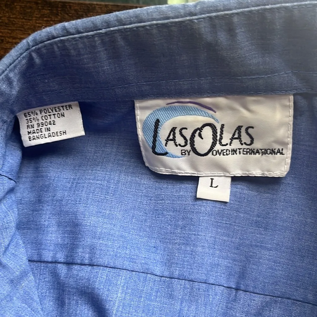 80s 90s vintage western cowboy cowgirl rodeo patriotic blouse shirt set Size L - Image 10