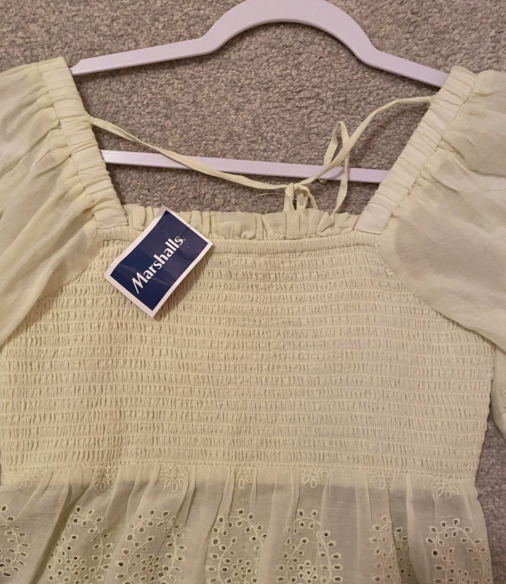 Marshalls Yellow Flowy Top - Image 2