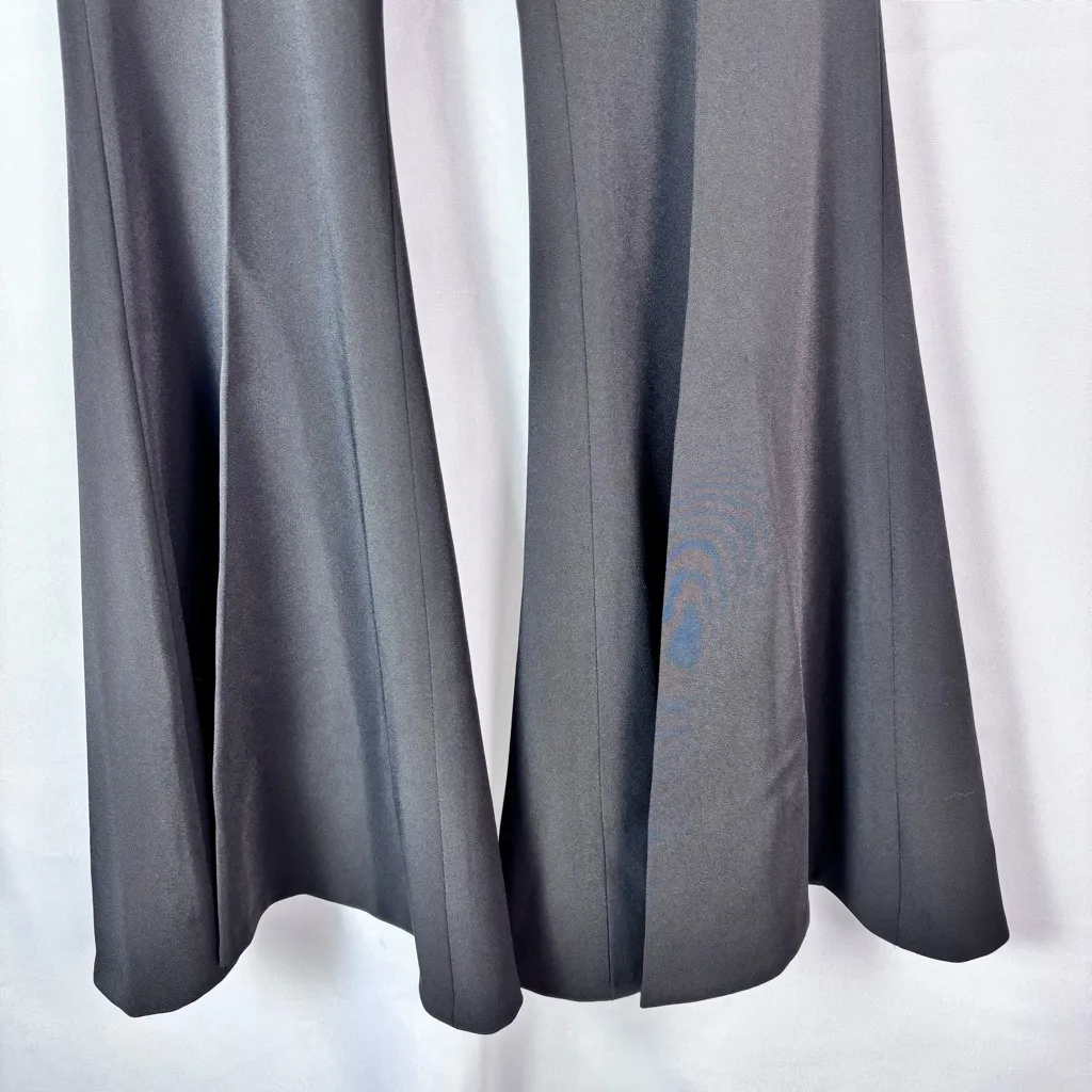 Alberto Makali tall black high-waist flared pants. Size 8/42 New With tags - Image 4