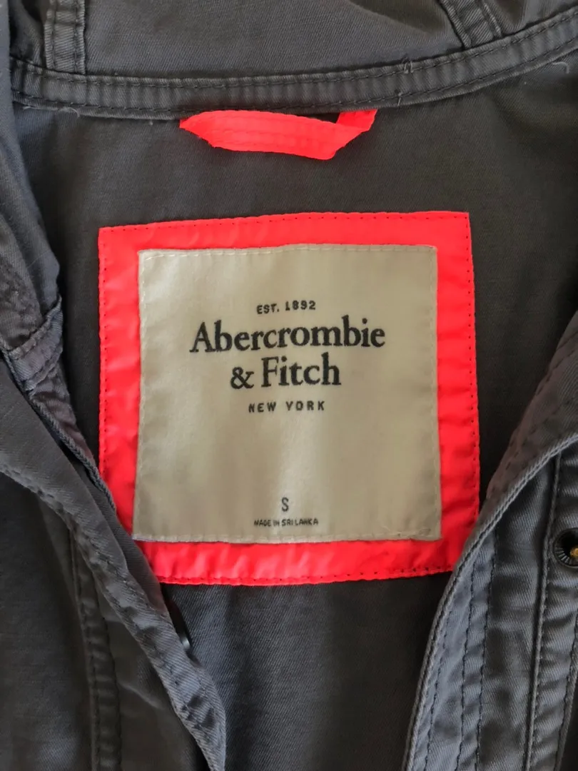 Abercrombie & Fitch Grey Utility Jacket - Image 5