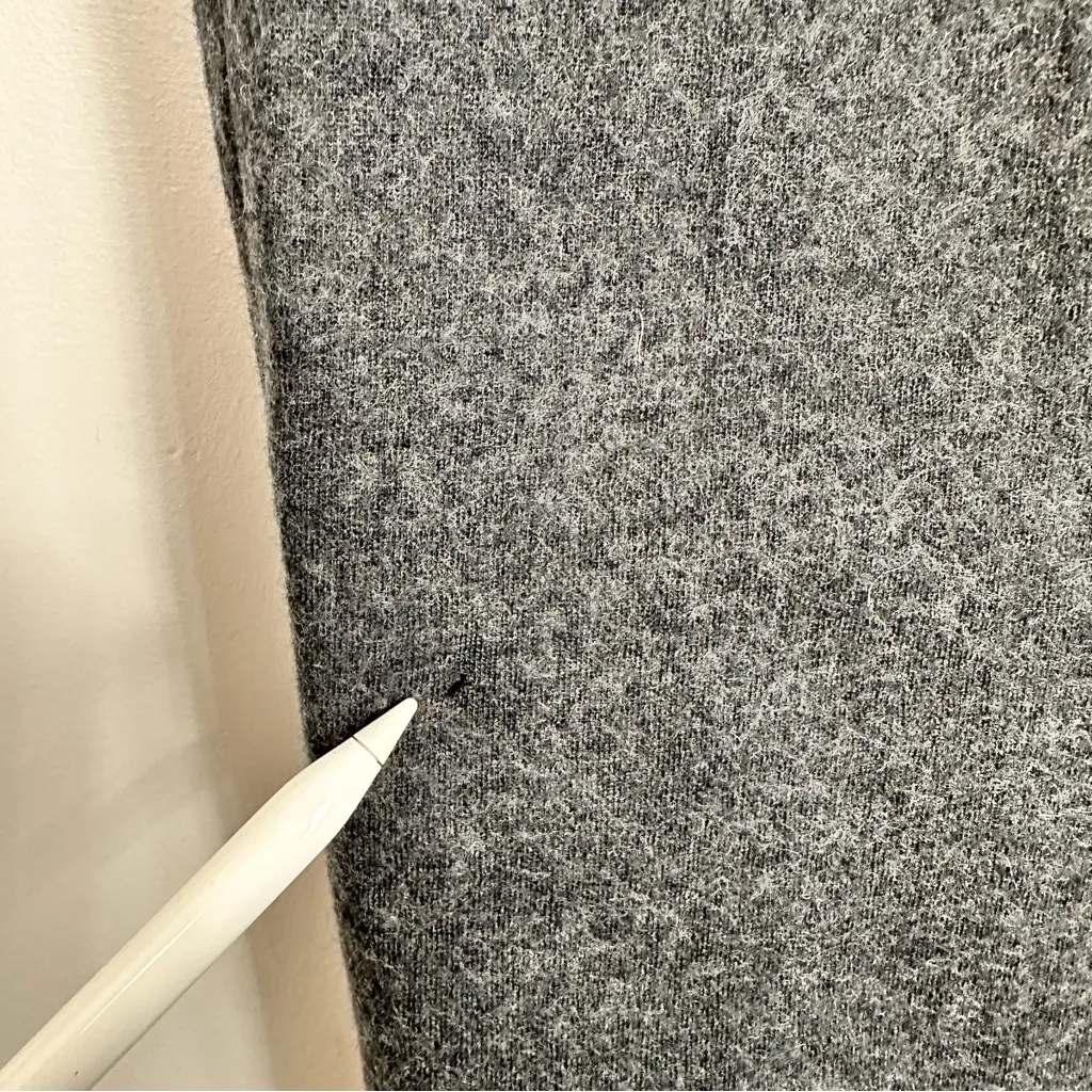 Diane von Furstenberg Marta Pencil Skirt 100% Wool Charcoal Size 12 NWT Corpcore - Image 10