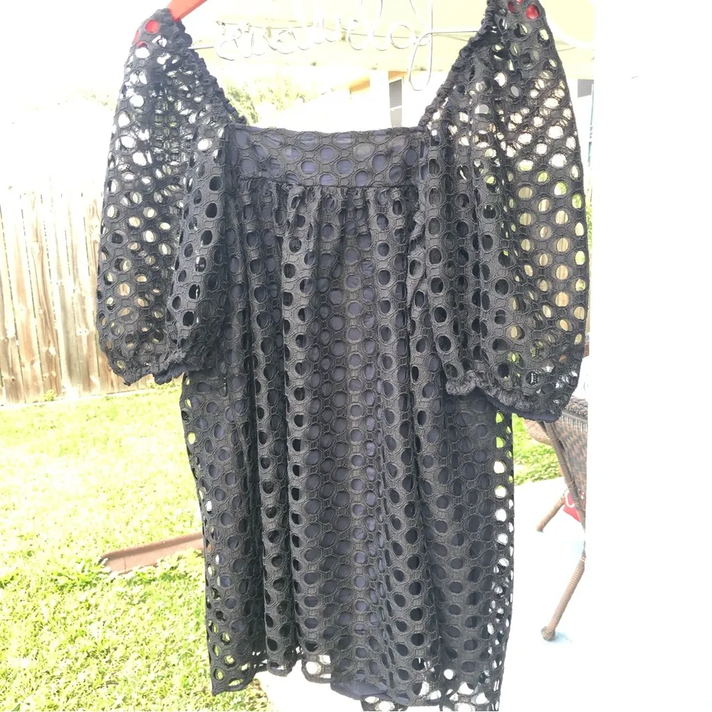 KIMCHI BLUE UO Moe Dot Lace Mini Dress S - Image 11