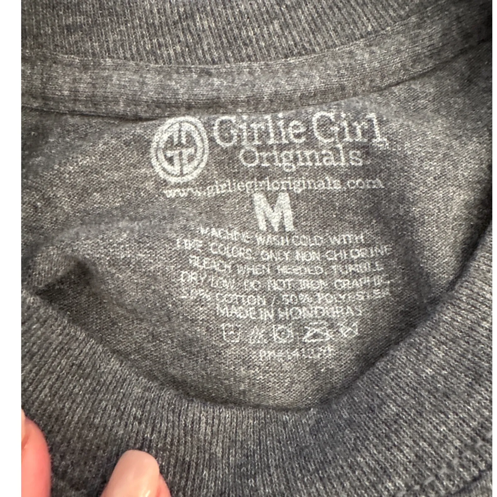 Womens Hot Chocolate Hallmark Movies Long Sleeve T Shirt Size M NWOT Gray - Image 4