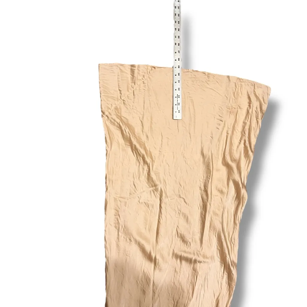 Vtg Y2K 100% Silk Babydoll Slip Dres M Cream Champagne Fairy Coquette Sarah Size M - Image 9