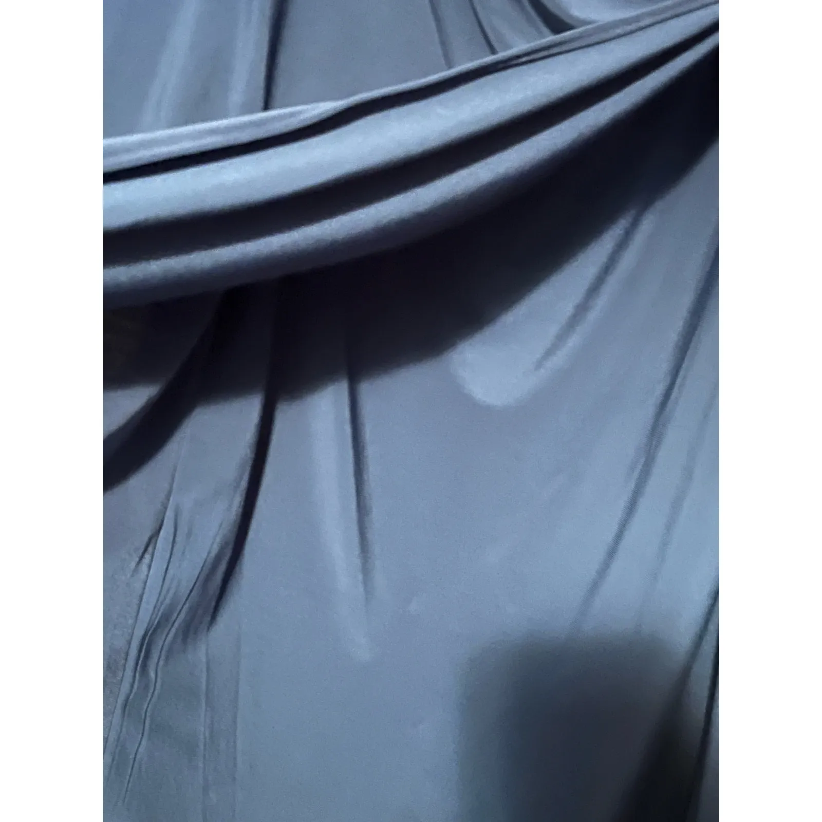 R & M Richards Women's Royal Blue Wrap Dress Sheer Bell Sleeves Size 20W - Image 5