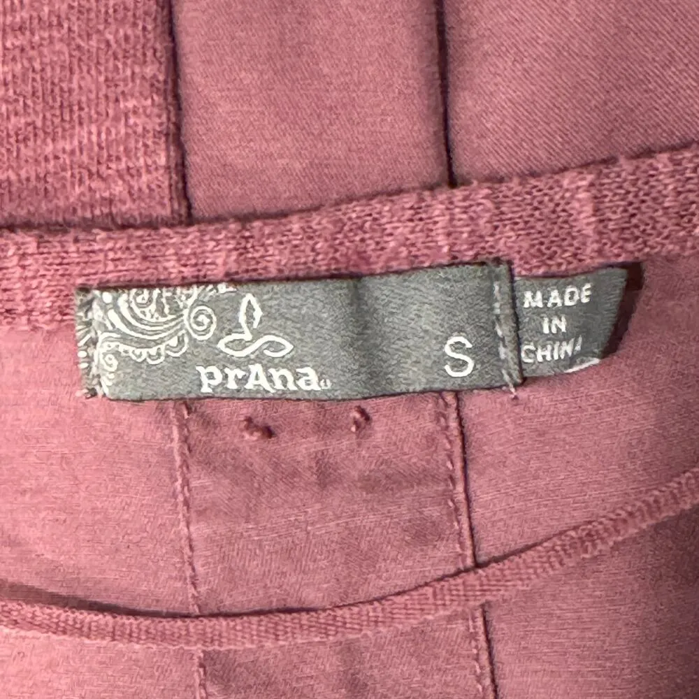 PrAna Small Hensley Henley Dress 3/4 Roll-Tab Sleeves Stretch Pocket Knee Length - Image 10