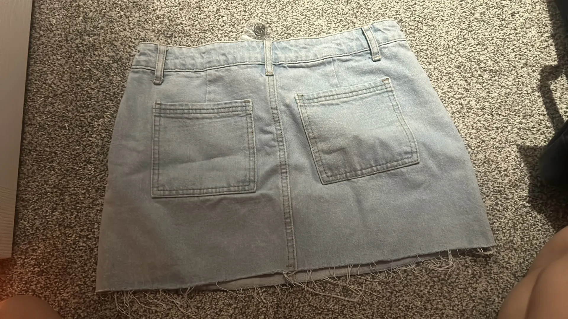 denim mini skirt - Image 2